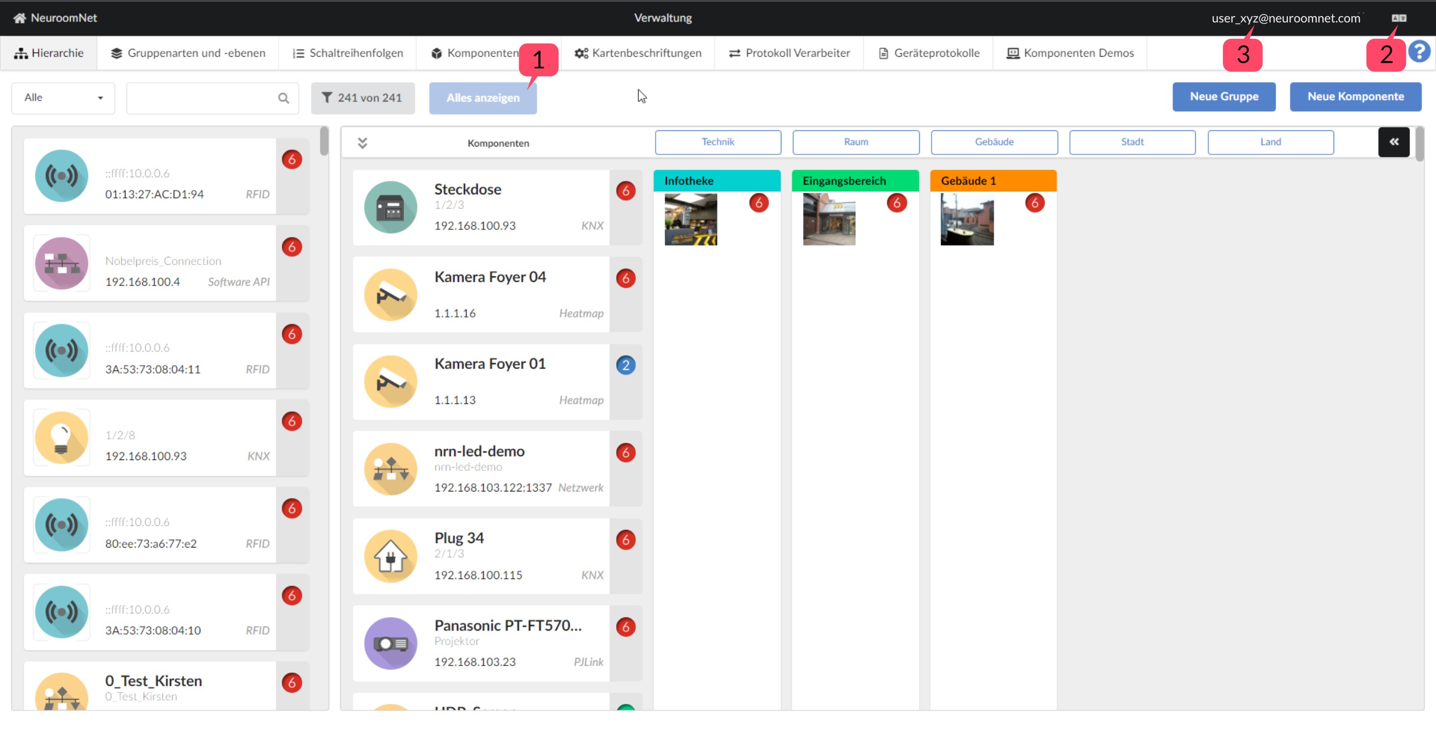 Screenshot Modul Setup als Beispiel für übersetzbare Texte im Modul