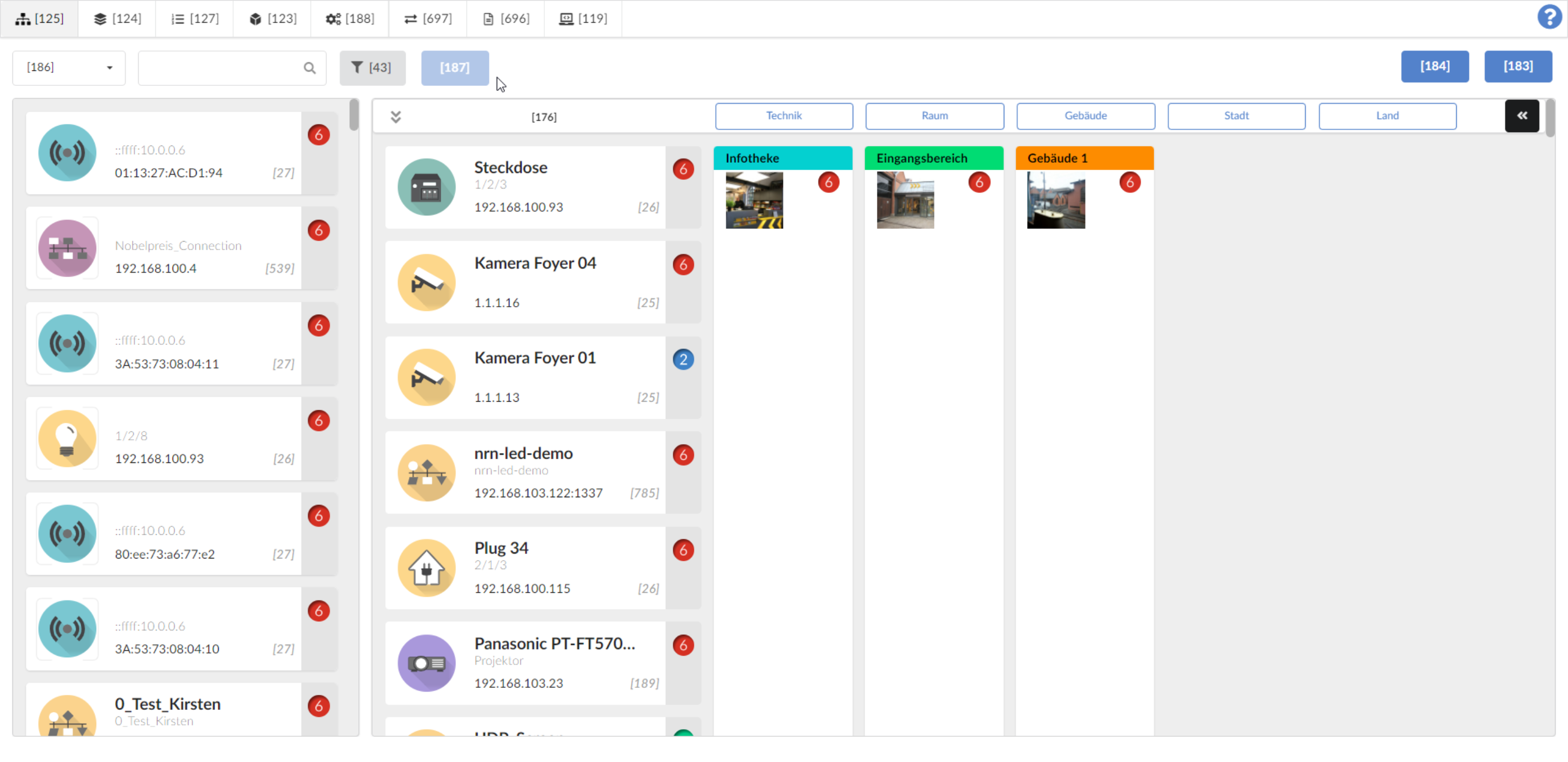 Screenshot Modul Setup mit angezeigten Text-Keys